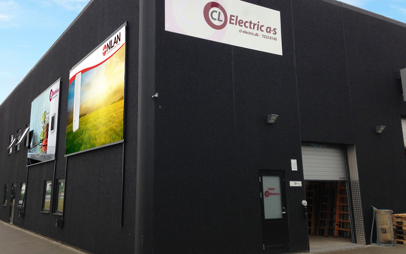CL Electric facade og kontor
